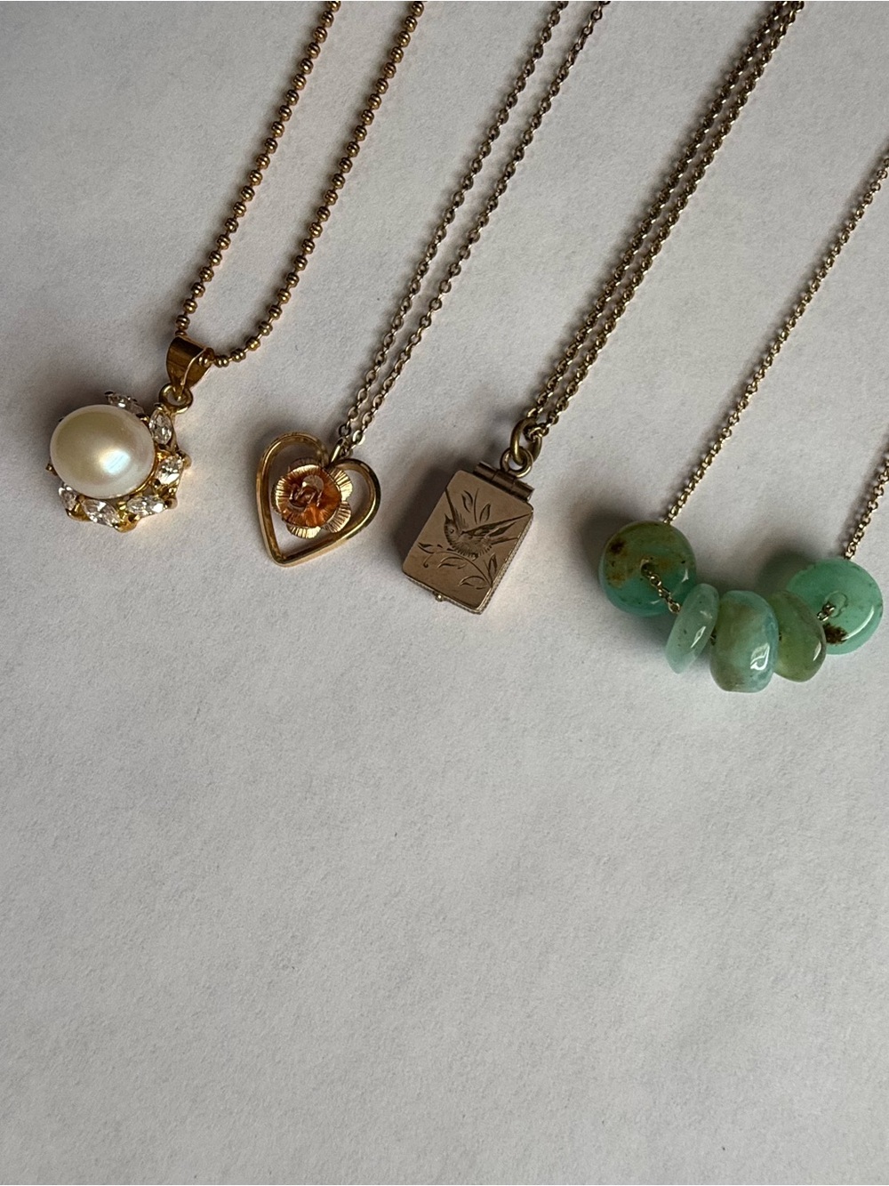 Gold filled jewelry lot
